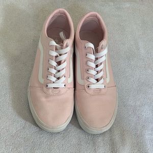 Old Skool Vans size women 8.5 pink